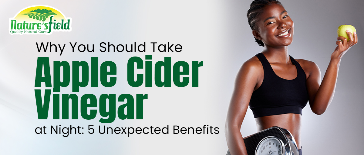 apple cider vinegar at night
