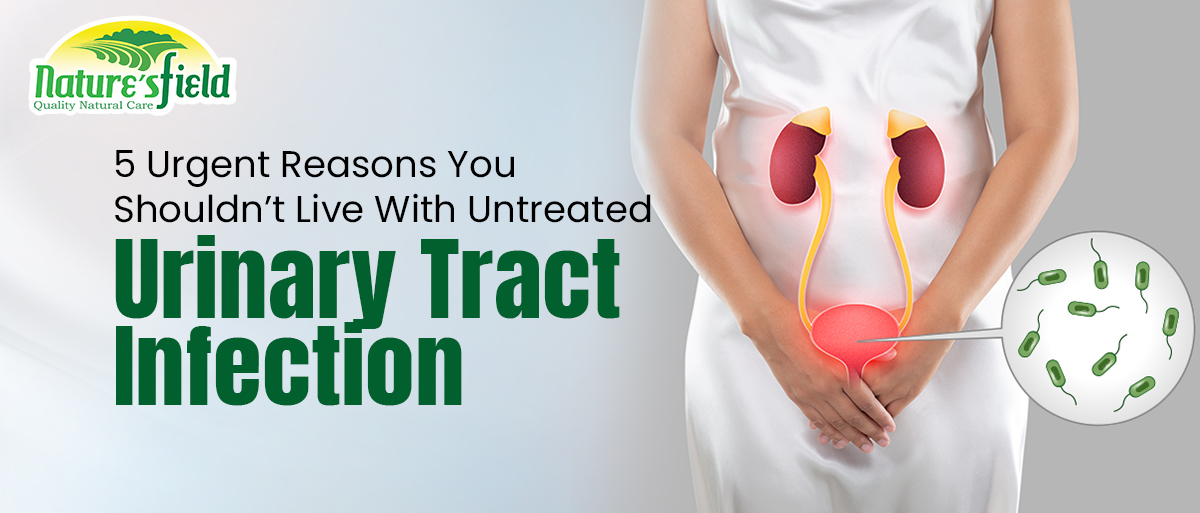 untreated urinary tract infection